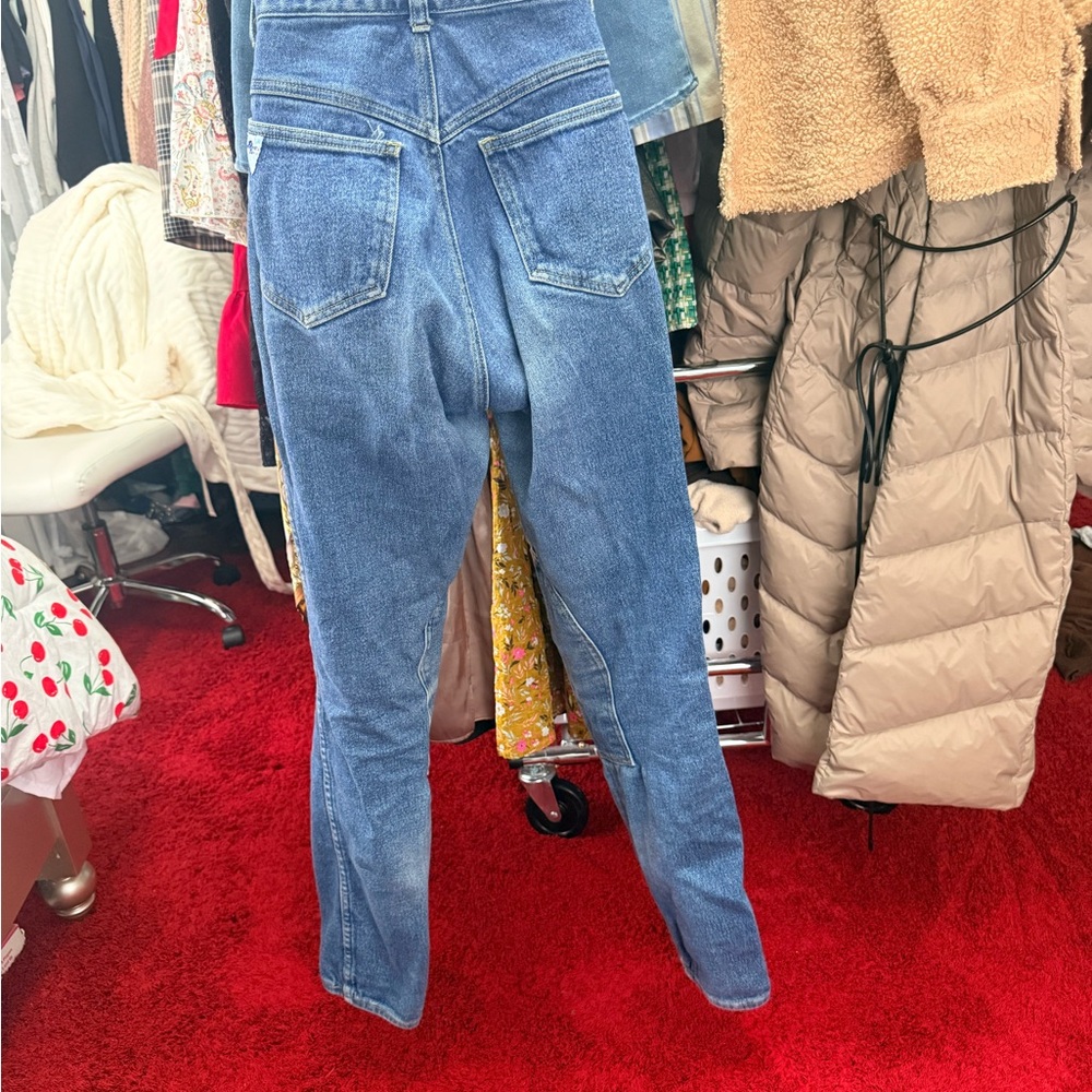 High Rise Blue Jeans - Picture 3 of 4